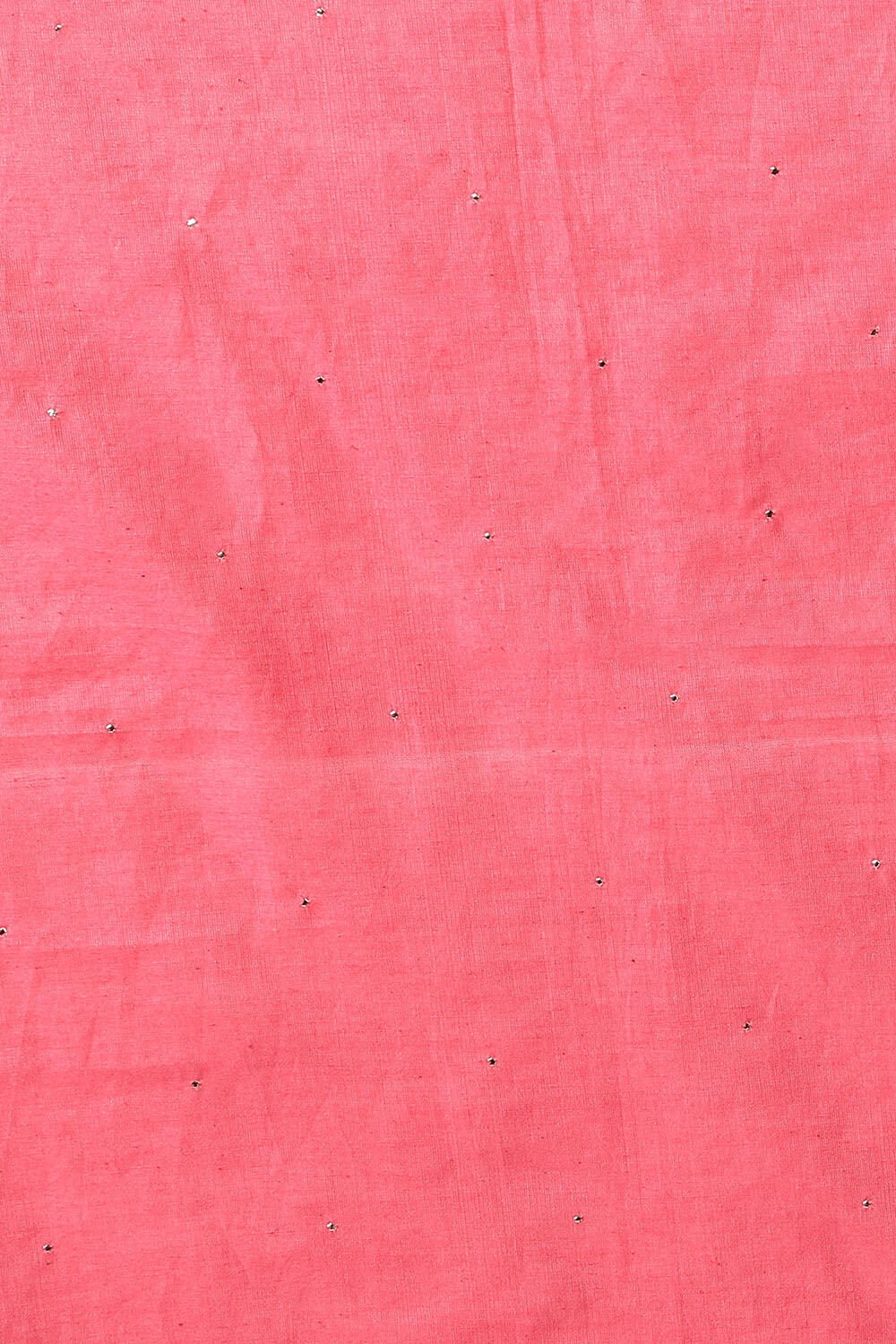 Light Pink Pure Organza Cotton Embroidered Saree image number null