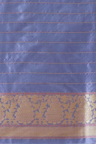 Blue Pure Silk Banarasi Saree thumbnail image number null