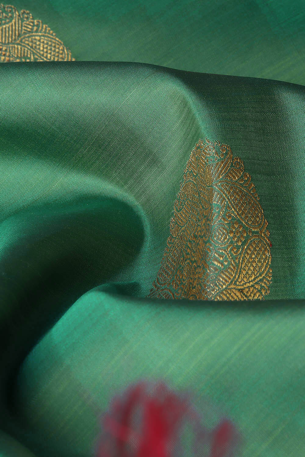 Light Blue Pure Silk Kanjivaram Saree image number null