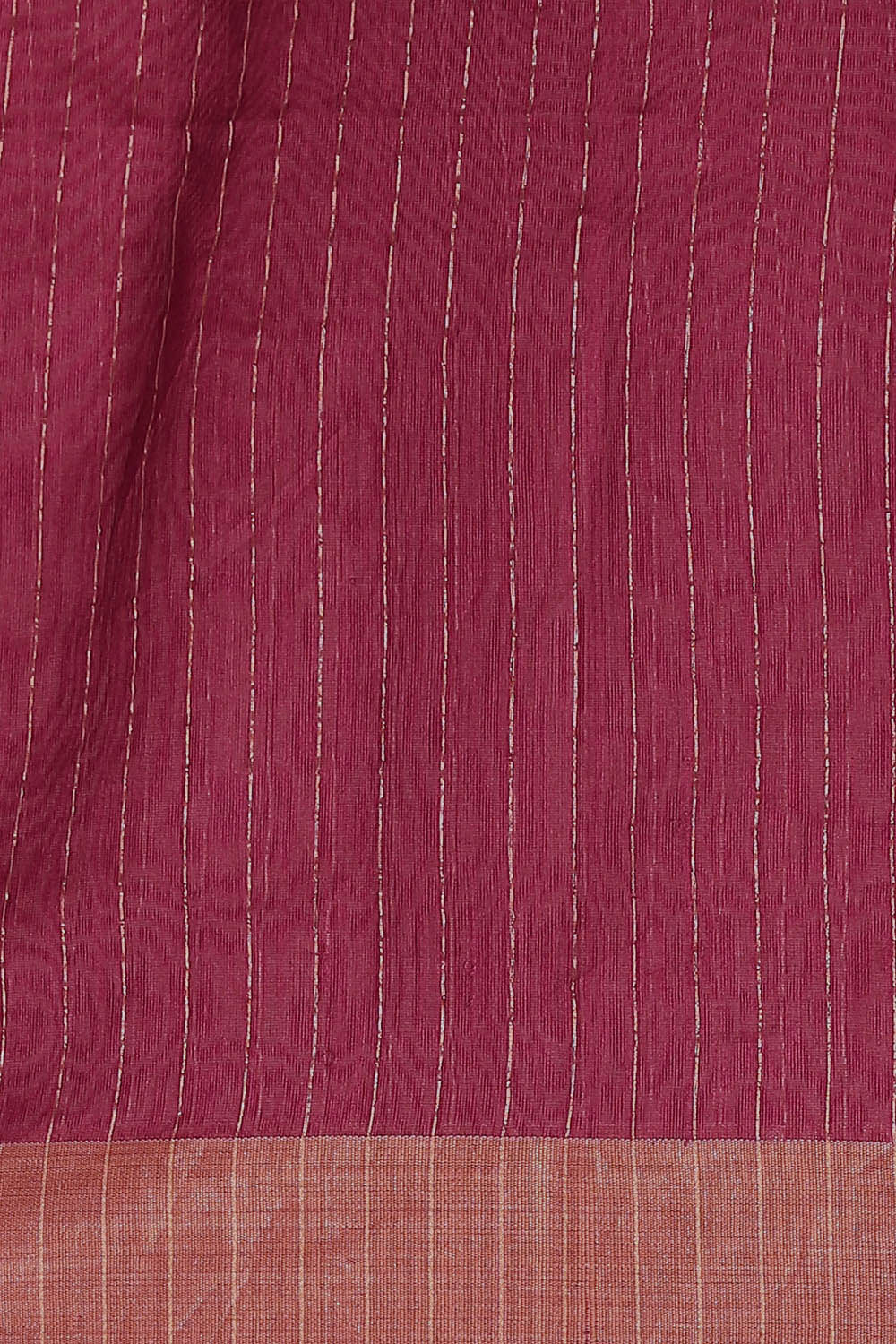 Dark Pink Pure Silk Cotton Jamdani Saree image number null