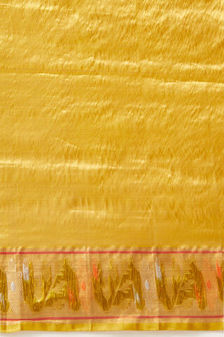 Light Orange Pure Organza Tissue Kanjivaram Saree thumbnail image number null