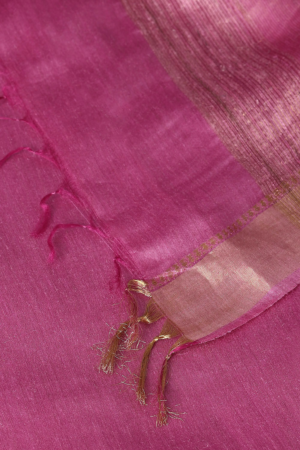Pink Pure Tussar Silk Bhagalpuri Saree image number null