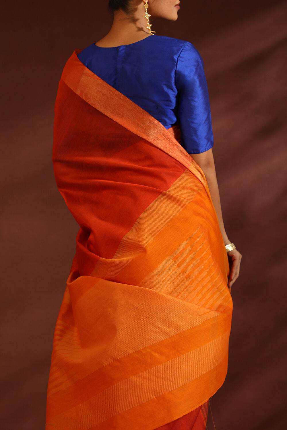 Red South Pure Silk Cotton Woven Saree image number null