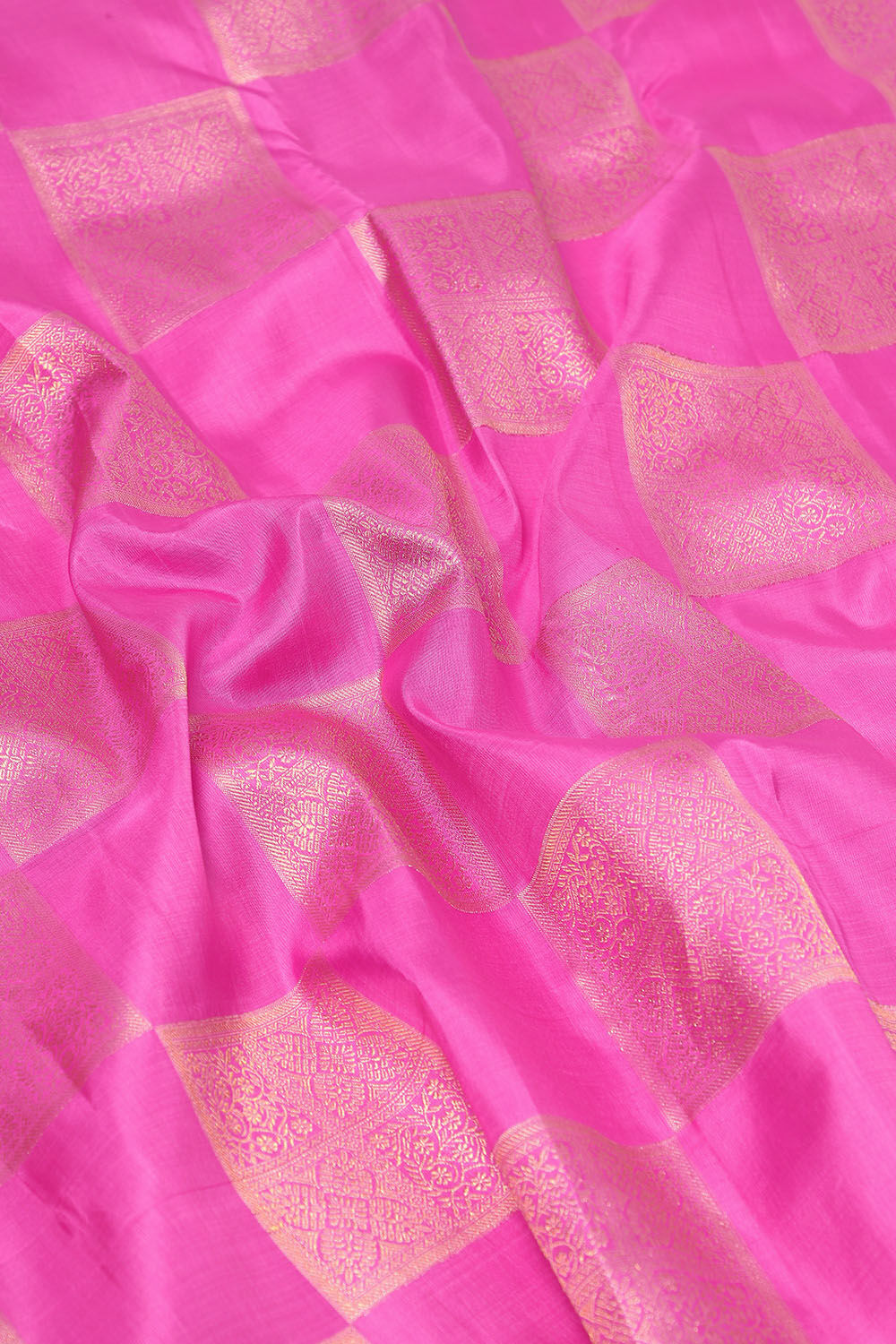 Pink Pure Silk Kanjivaram Saree image number null