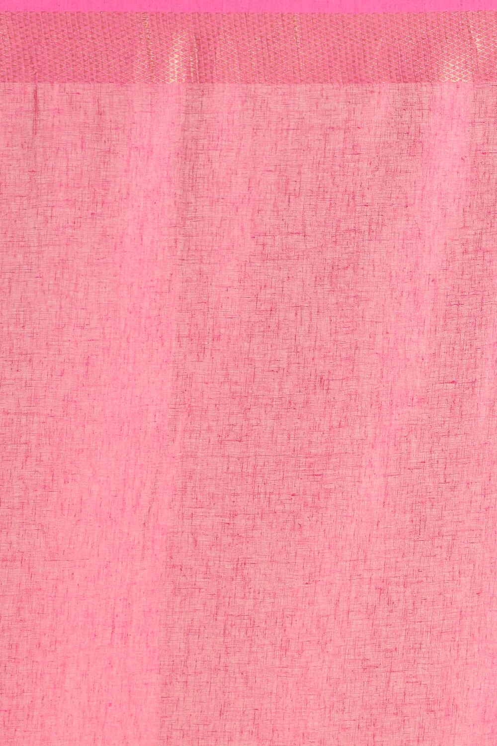 Pink Handwoven Bhagalpuri Pure Linen Saree image number null