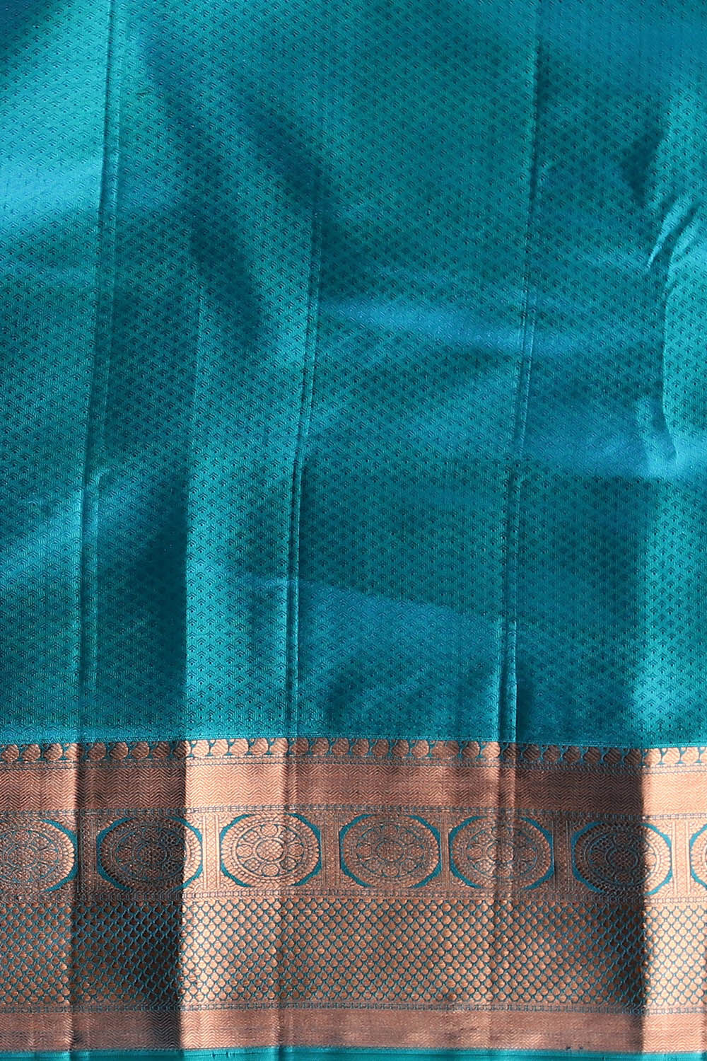 Blue Pure Silk Kanjivaram inspired Saree image number null