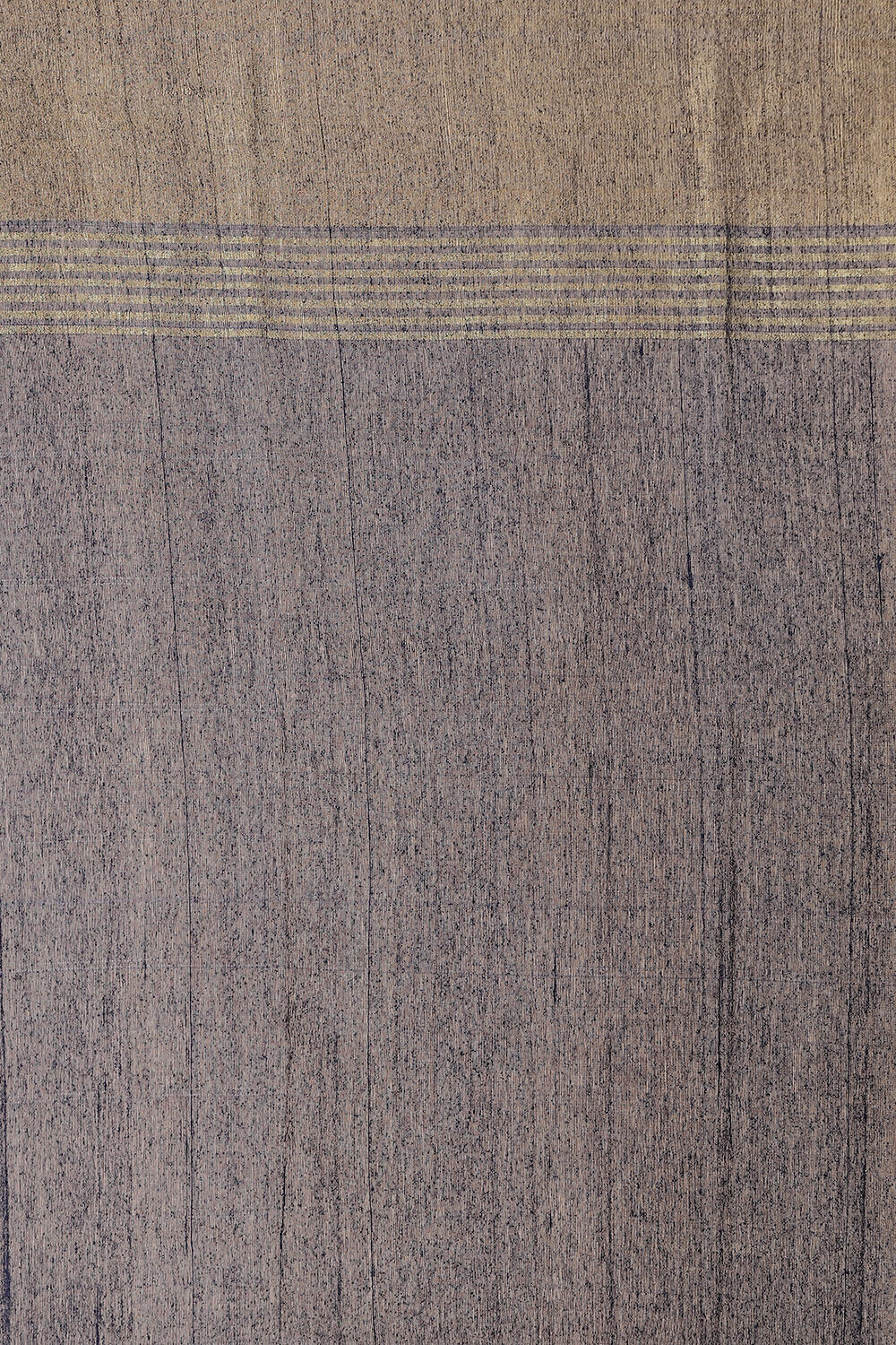 Dark Blue Handwoven Woven Silk Tussar Saree image number null