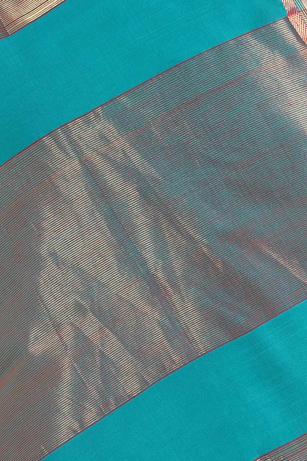 Blue Pure Silk Cotton Maheshwari Saree image number null