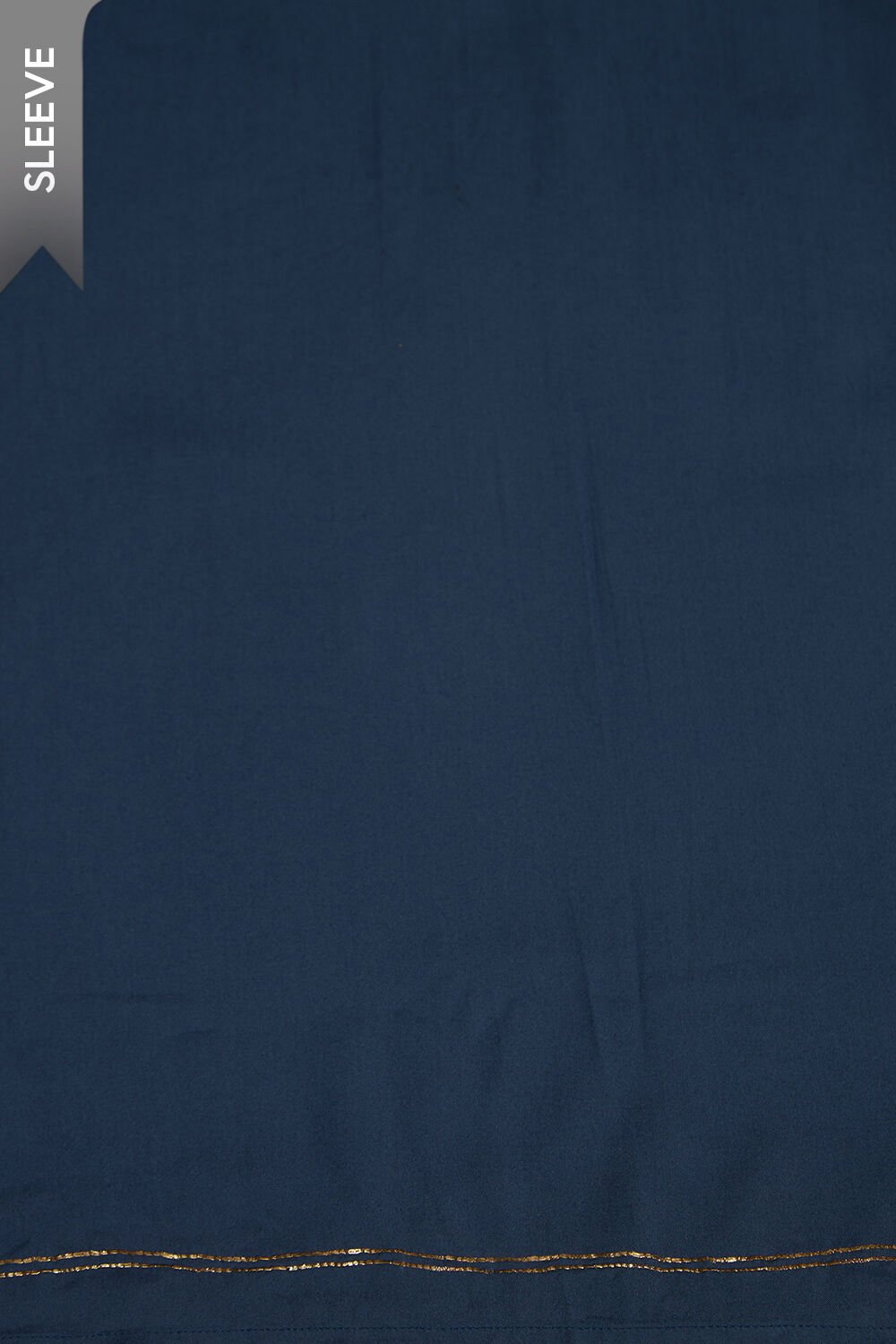 Dark Blue Viscose Gotta Patti Unstitched Suit Set image number null