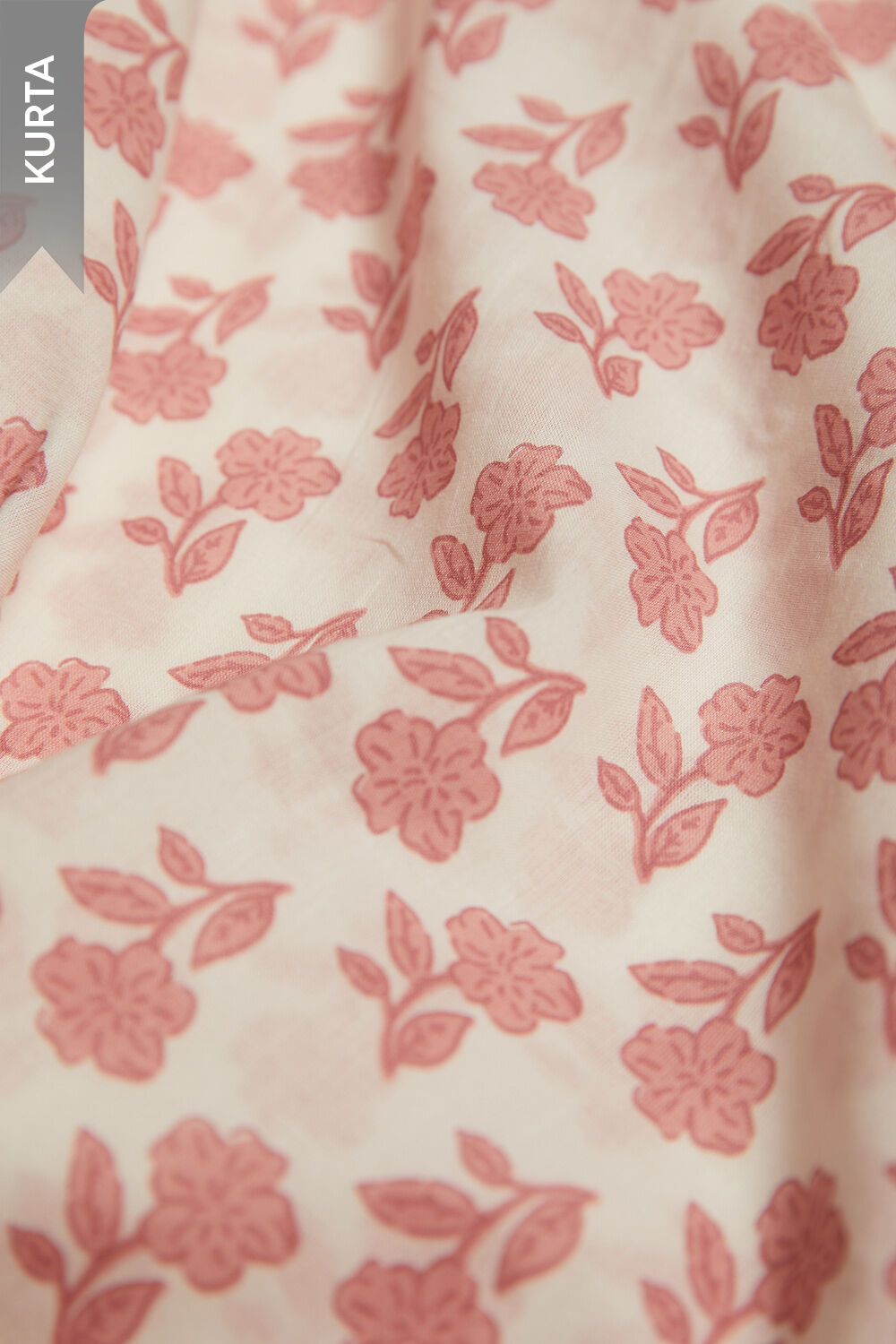 Off White Screen Printed Pure Cotton Unstitched Suit Set image number null