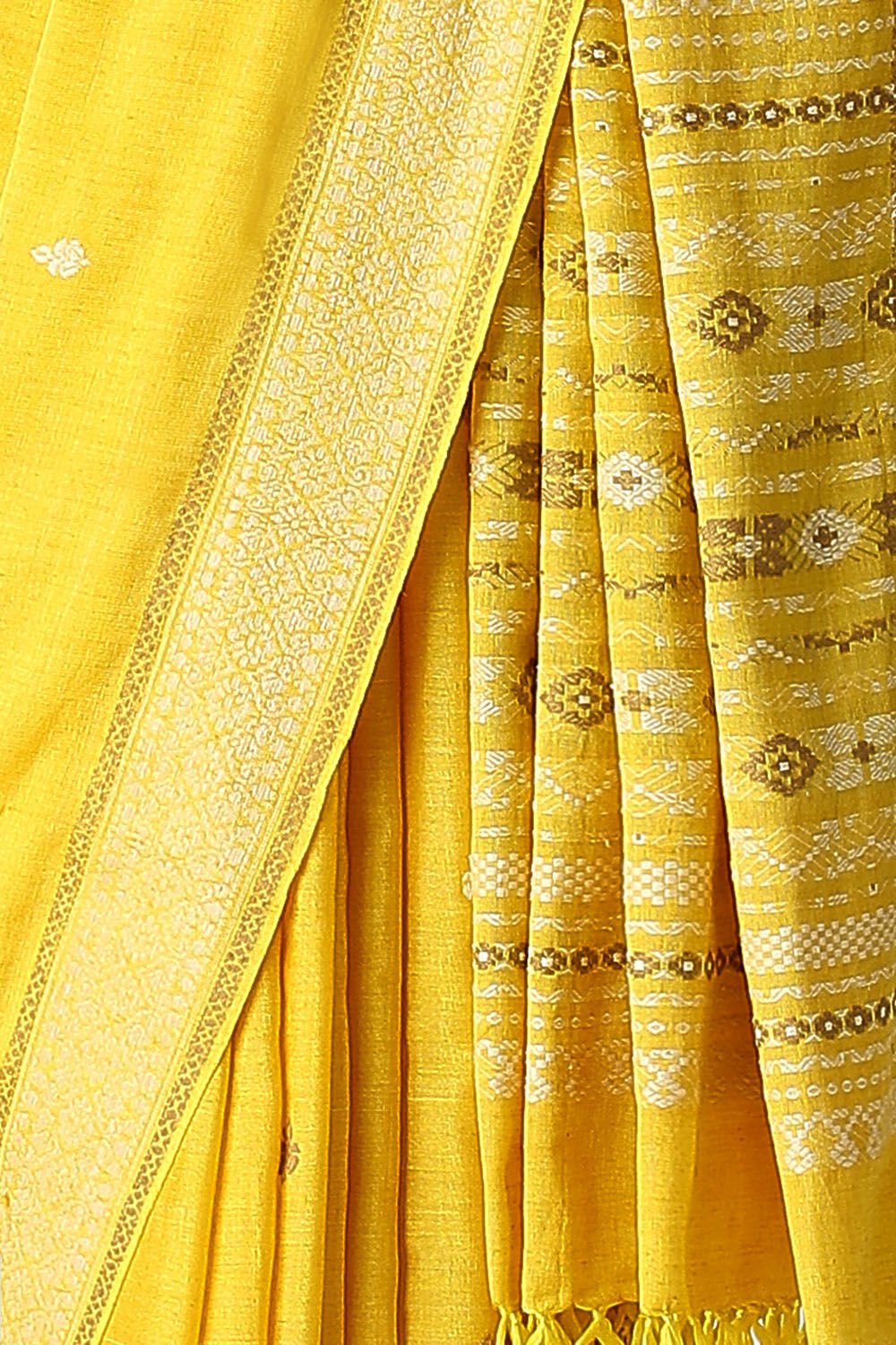 Yellow Modal Eri Assam Saree image number null
