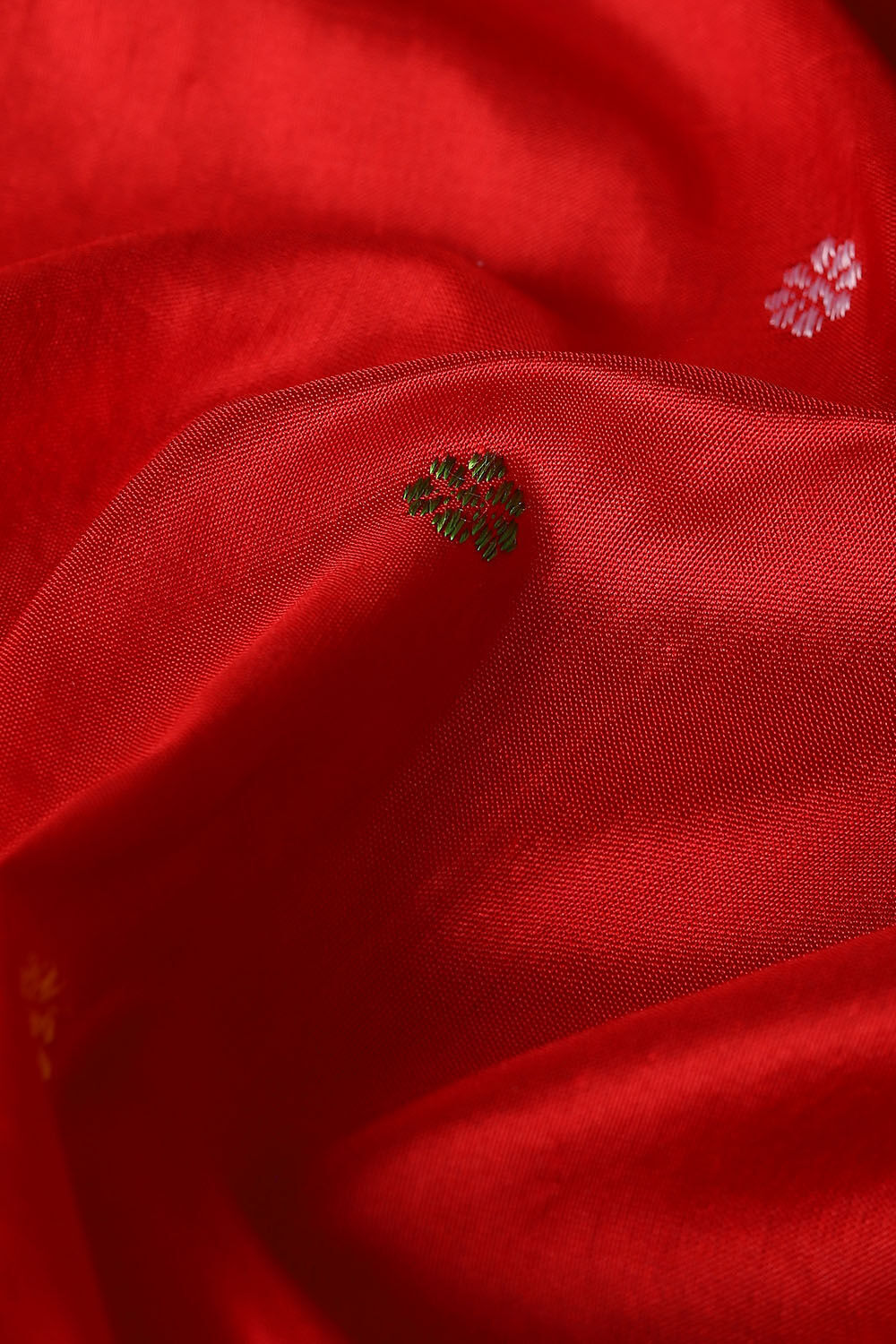 Red Pure Silk Odissa Dolabedi Saree image number null