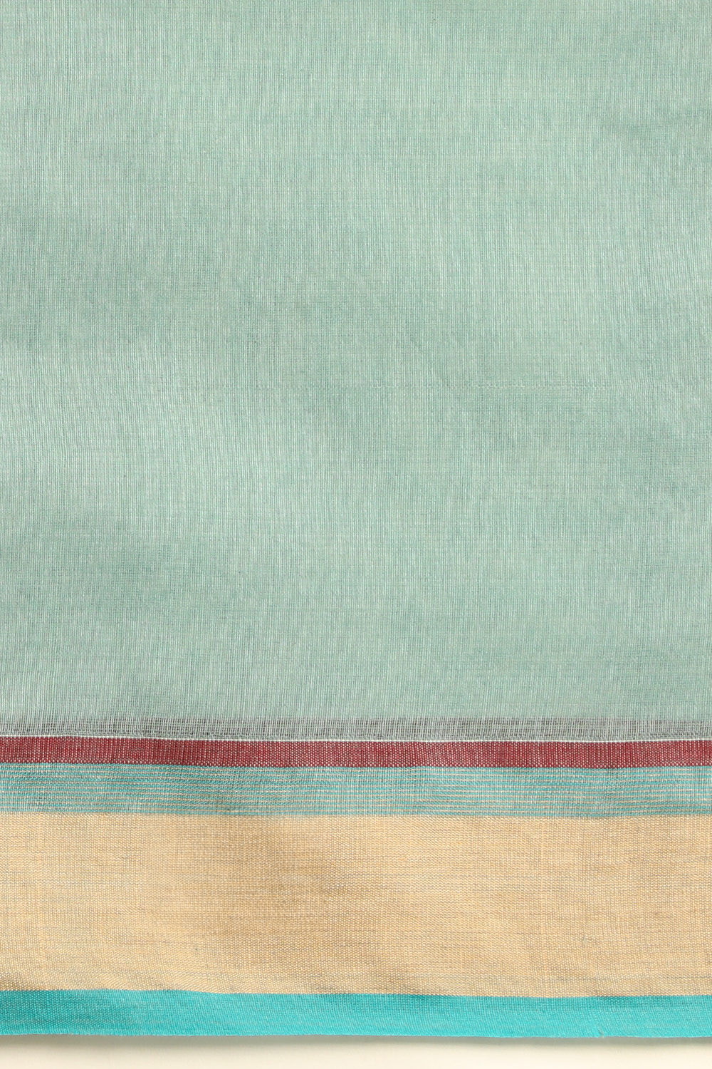 Light Green Pure Silk Cotton Woven Bengali Saree image number null