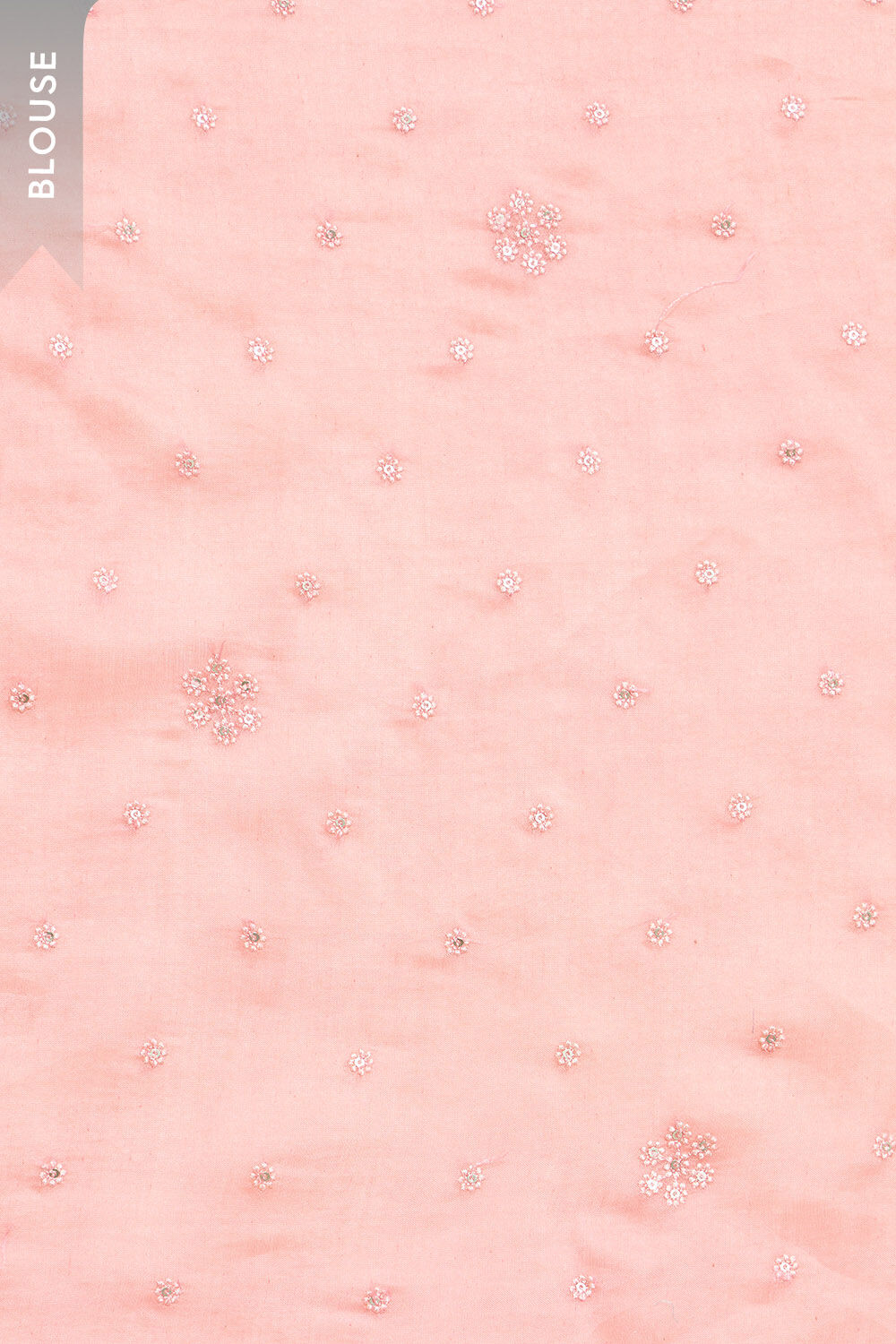Light Pink Pure Silk Cotton Tie and Dye Saree image number null