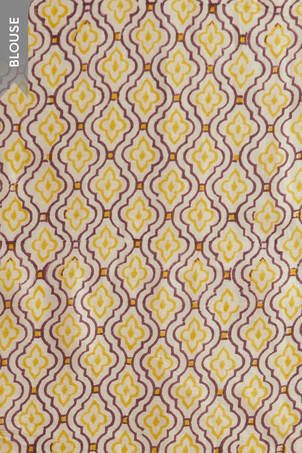 Violet Block Printed Viscose Luxe Rajasthan Saree image number null
