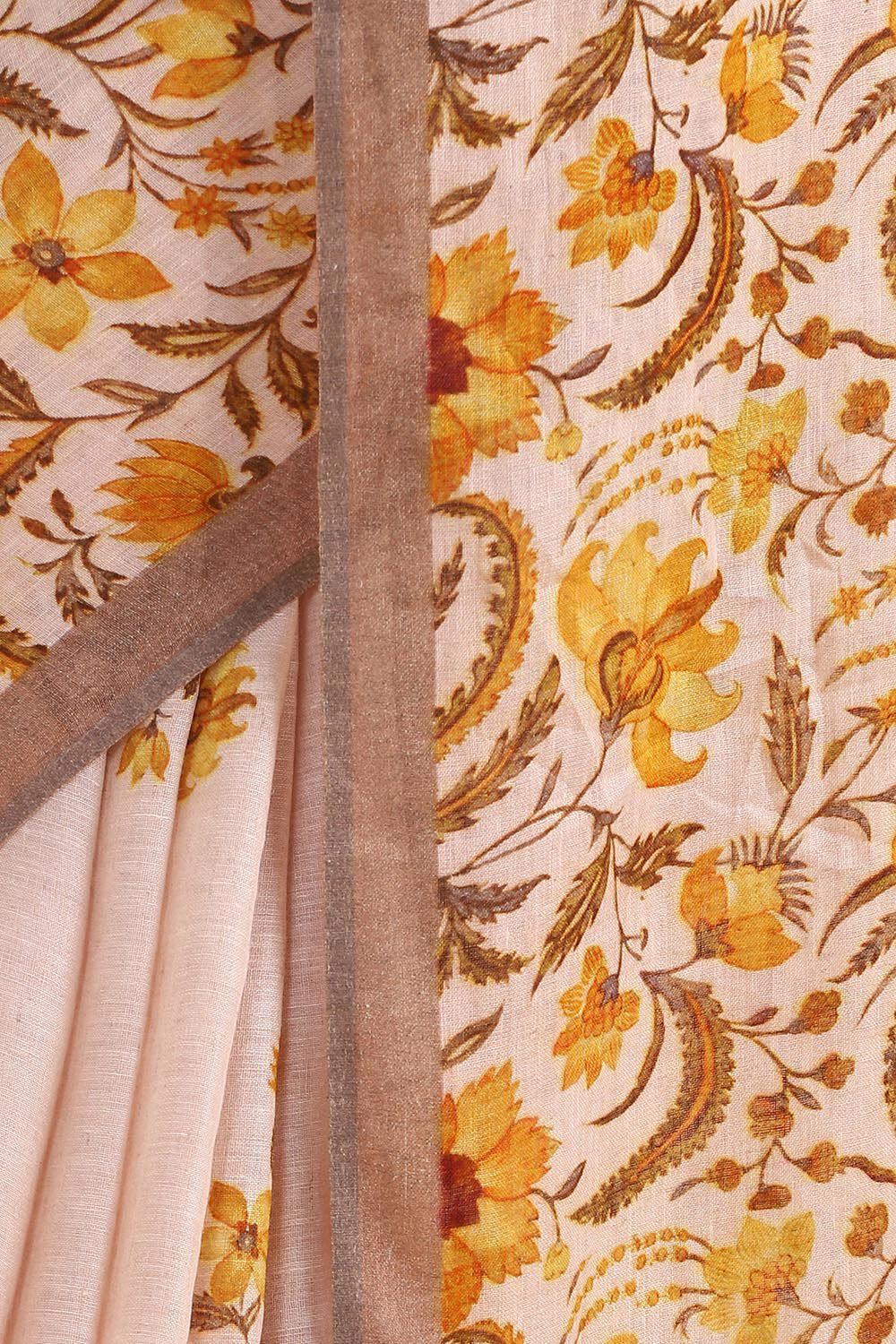 Light Pure Pink Linen Digital Printed image number null