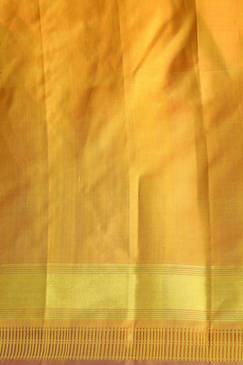 Green Pure Silk Kanjivaram inspired Saree image number null