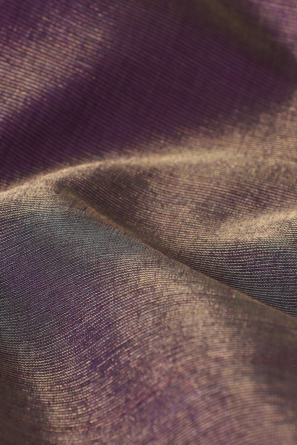 Purple Pure Cotton Tissue Maheswari Saree image number null