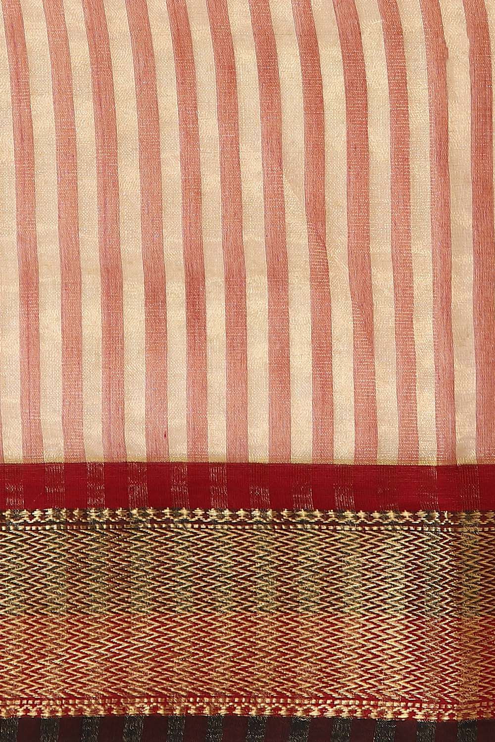 Blue Pure Cotton Tissue Maheswari Saree image number null