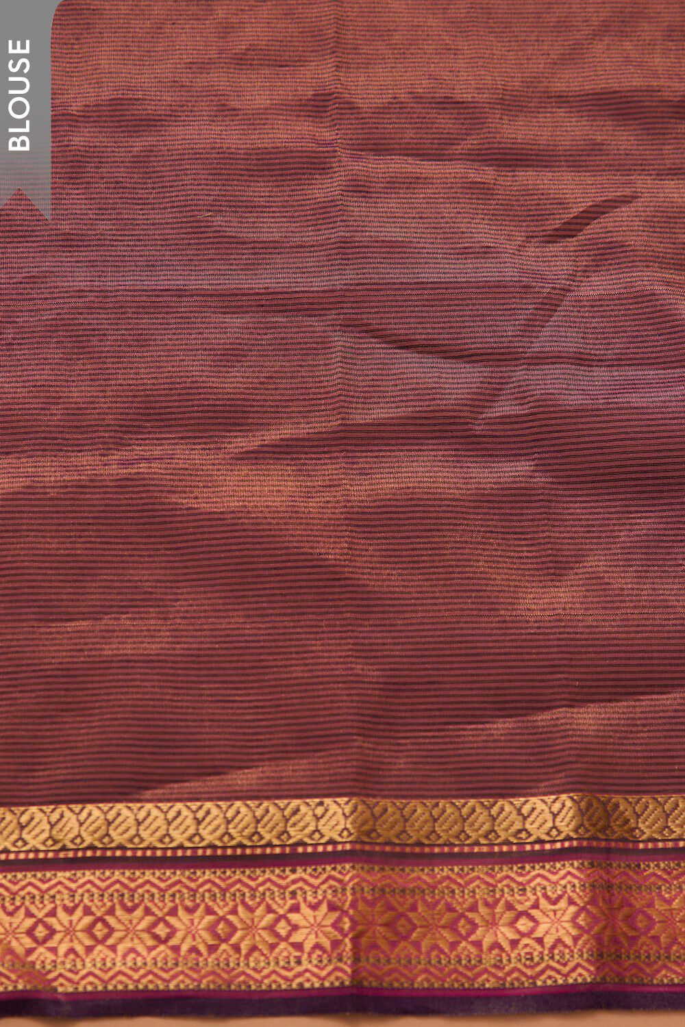 Pink Woven Pure Silk Tissue Maheshwar Saree image number null