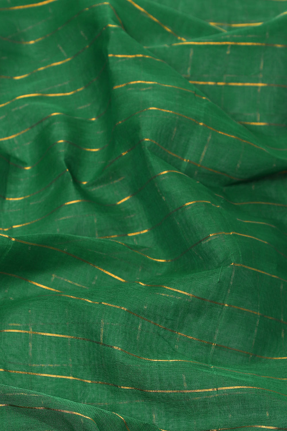 Green Pure Cotton Venkatgiri Saree image number null
