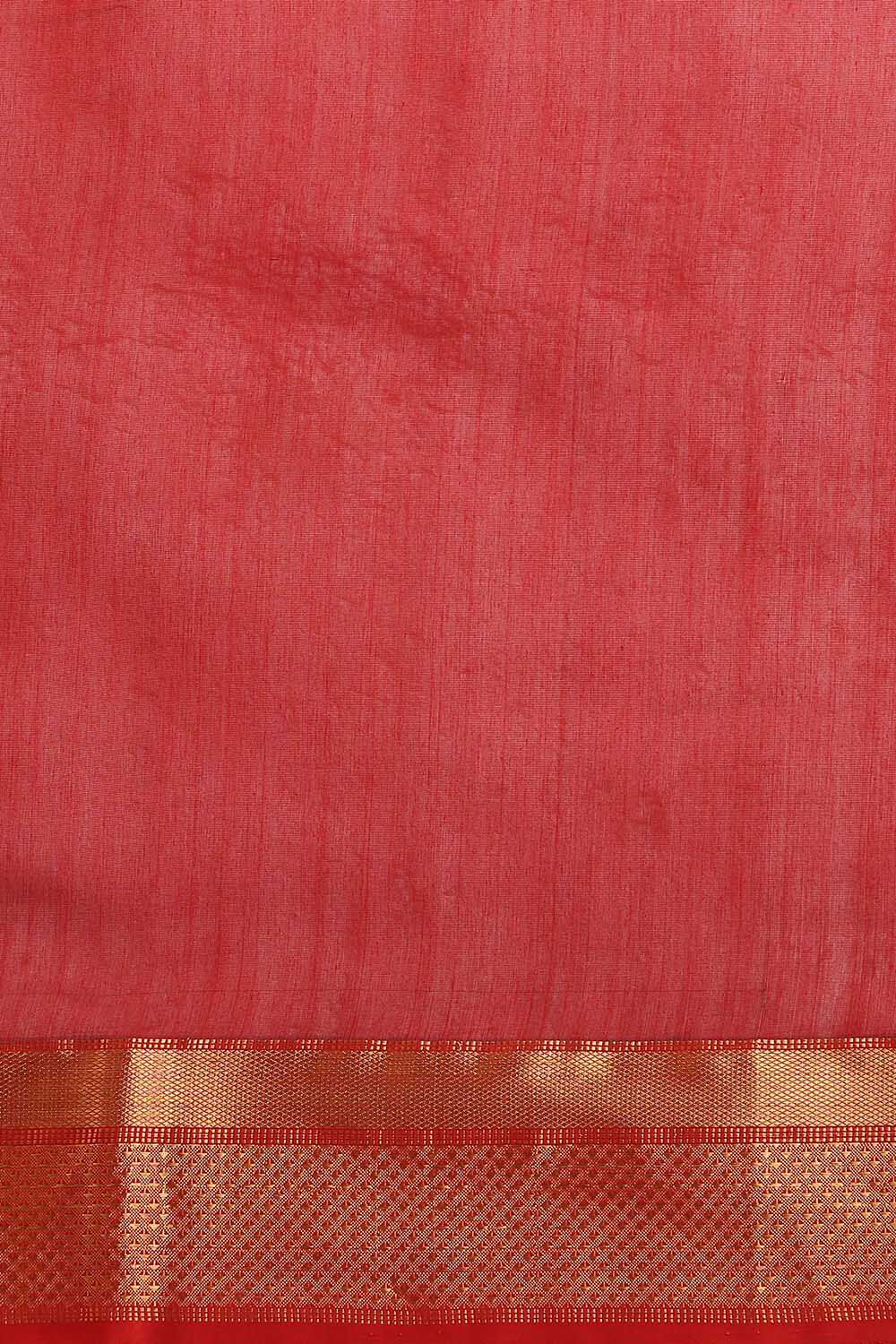 Blue Pure Silk Cotton Maheswari Saree image number null