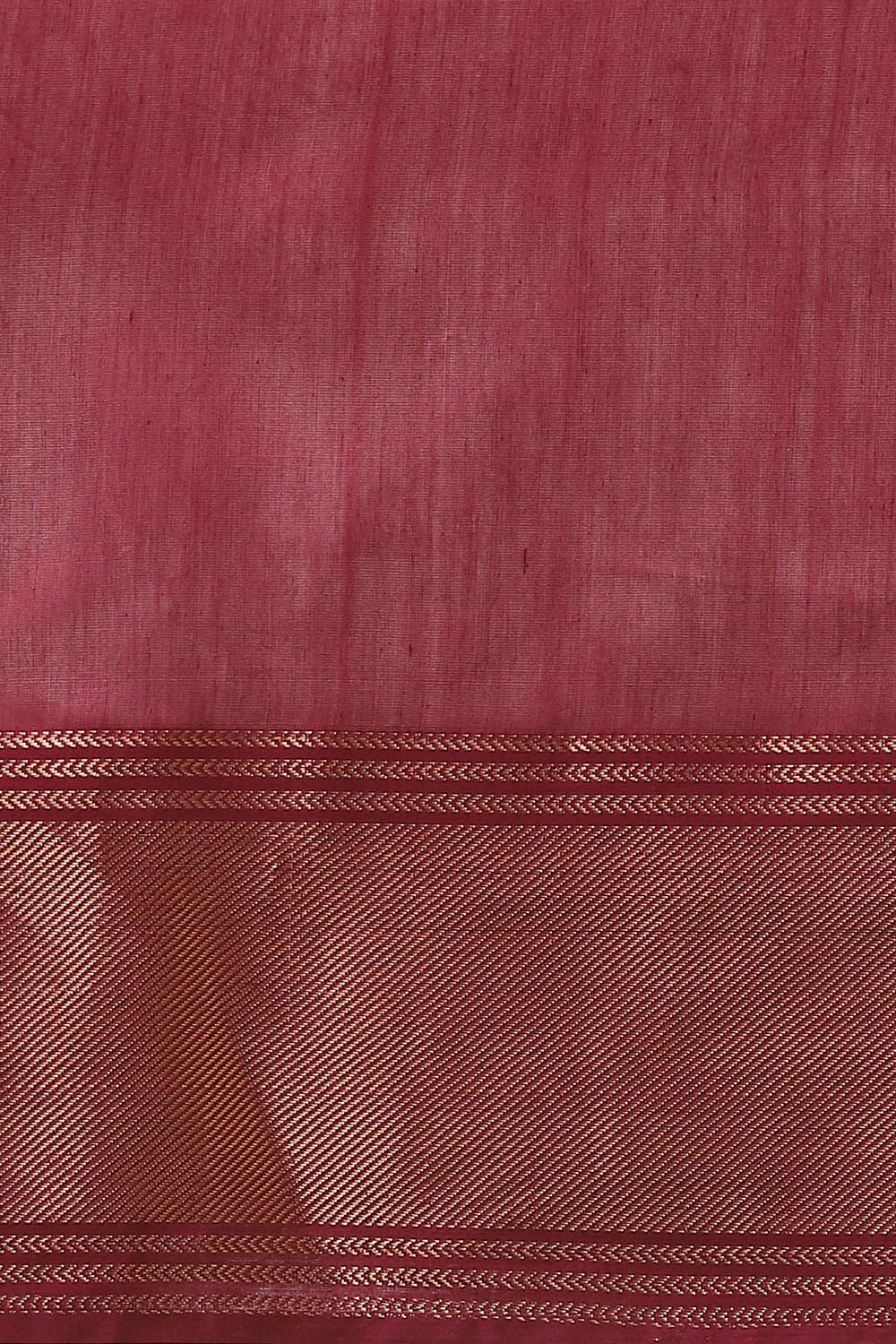 Dark Pink Pure Silk Cotton Maheshwari Saree image number null
