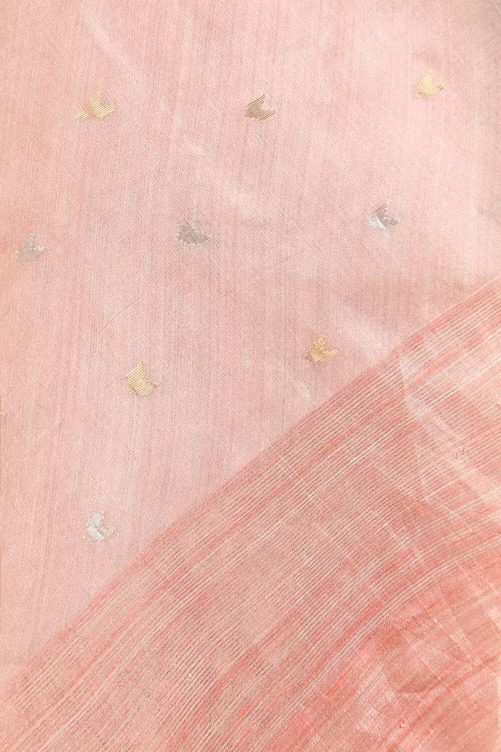 Light Pink Pure Tissue Vanya Jamdani Saree image number null
