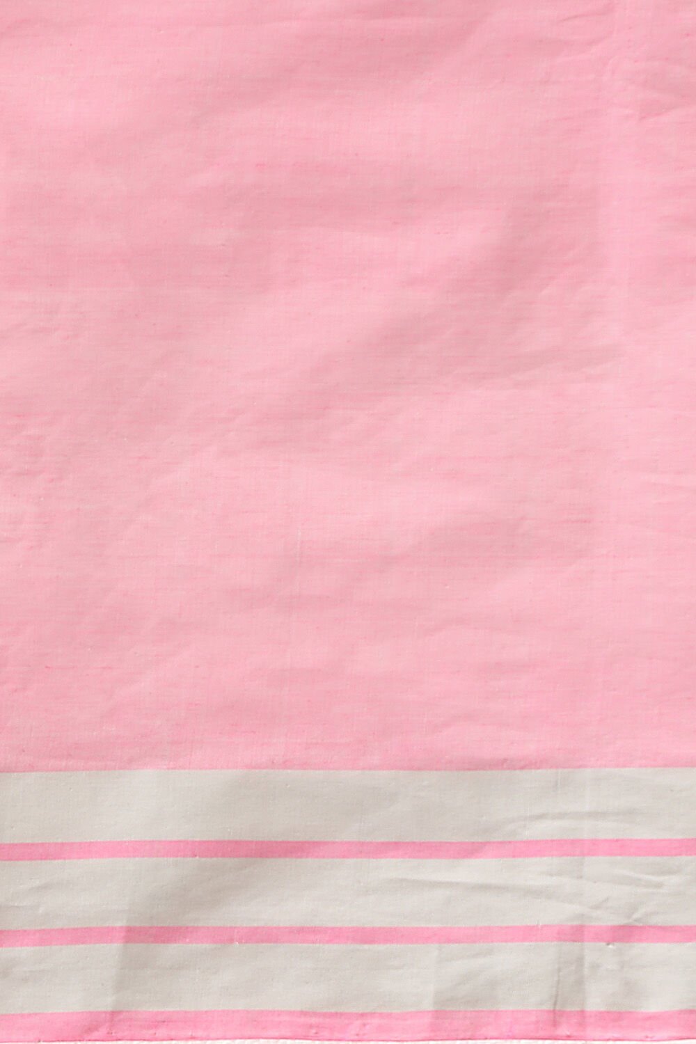 Light Pink Pure Khadi Cotton Ponduru Jamdani Saree image number null