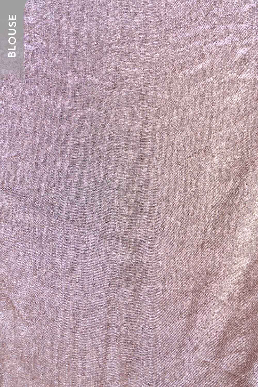 Brown Pure Organza Tissue Brocade Banaras Saree image number null