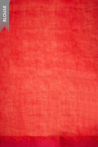 Orange Woven Pure Cotton Bengal Saree thumbnail image number null