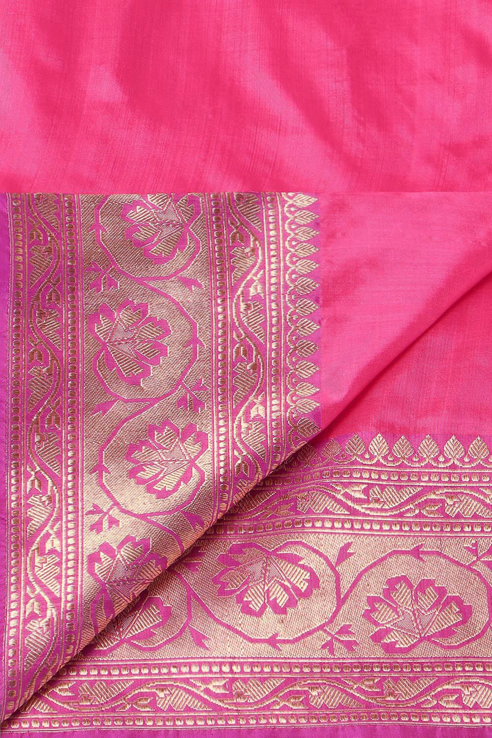 Pink Pure Silk Banarasi Saree image number null