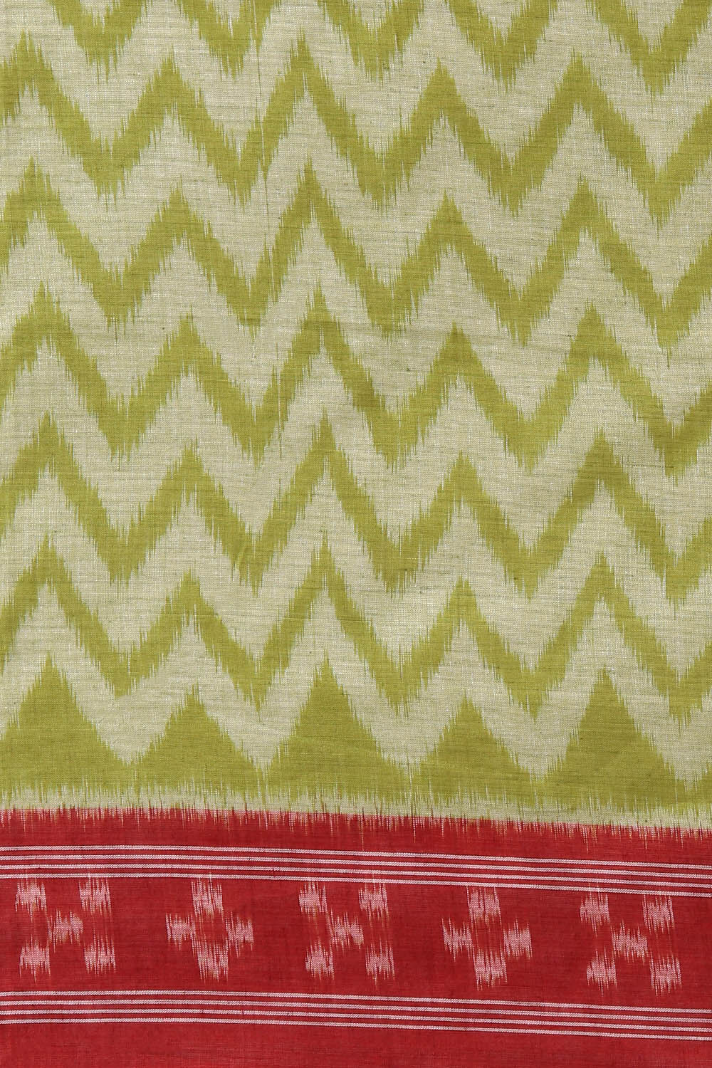 Light Pure Green Cotton Odissa Ikat image number null