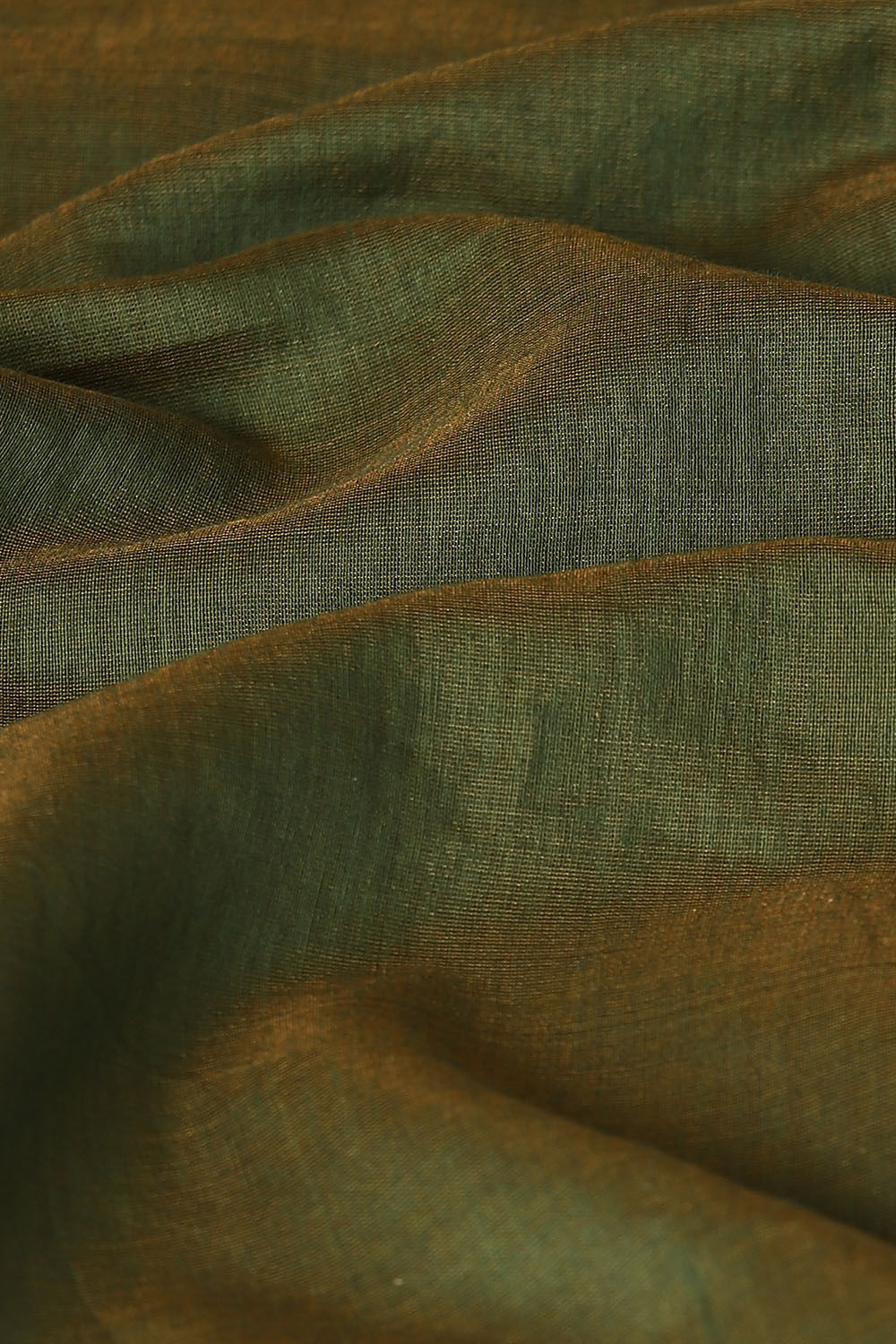 Green Pure Silk Cotton Bengal Saree image number null