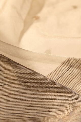 Grey Bengal Pure Silk Tissue Jamdani Saree thumbnail image number null
