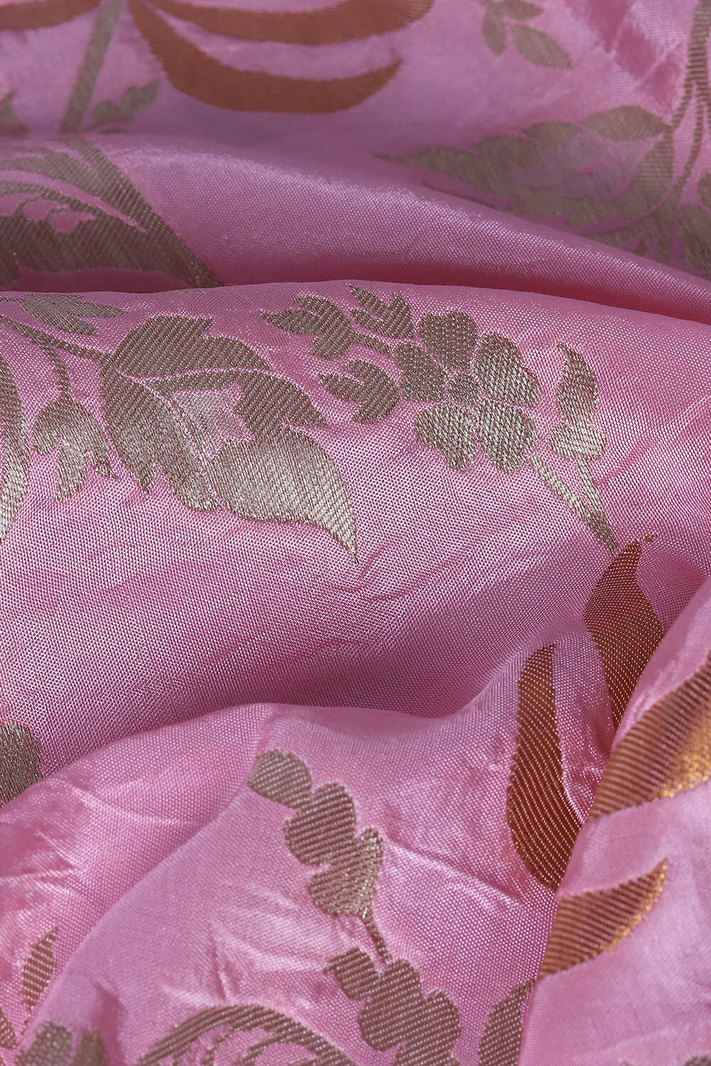 Light Pink Luxe Woven Saree image number null