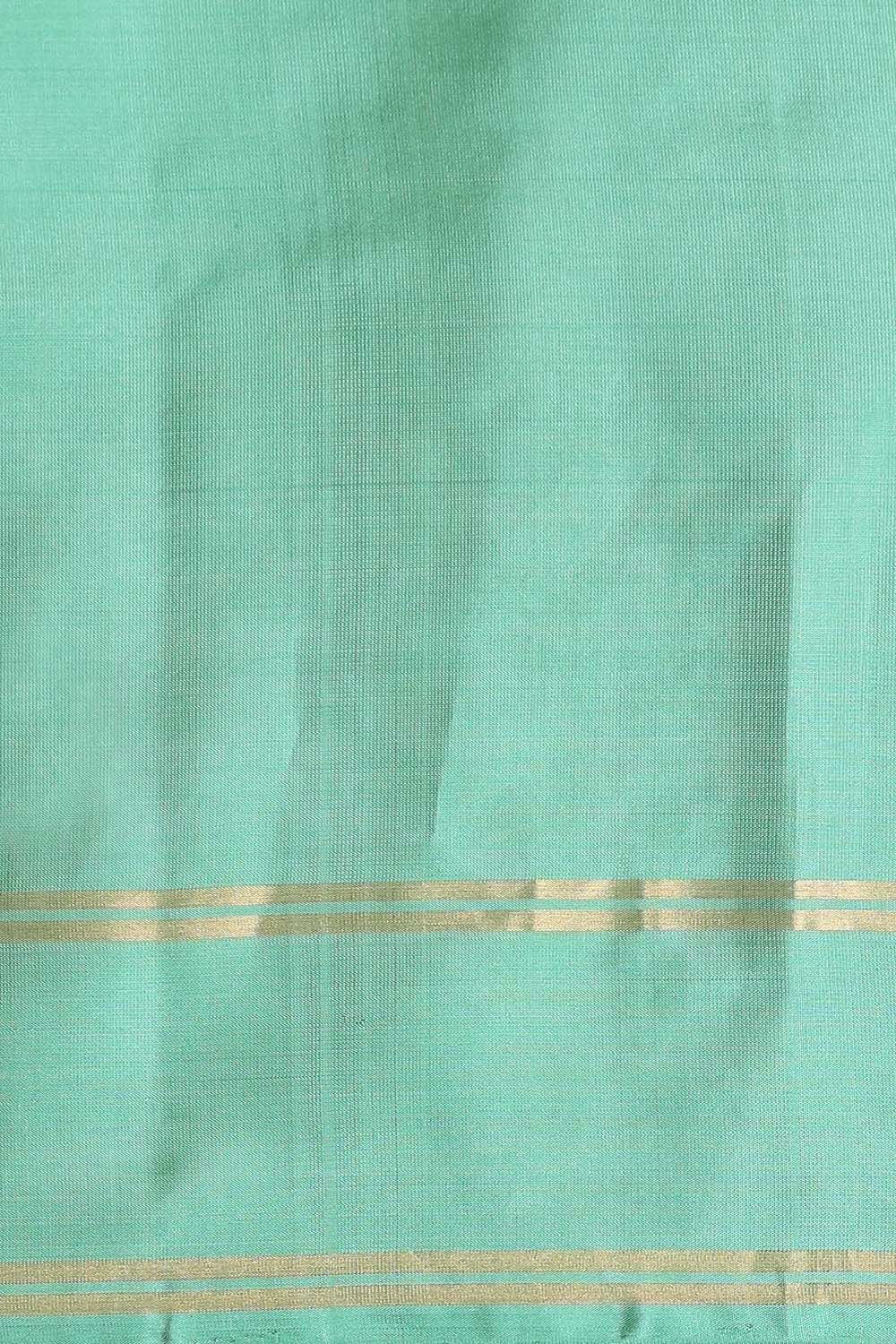 Light Green Pure Silk South Saree image number null
