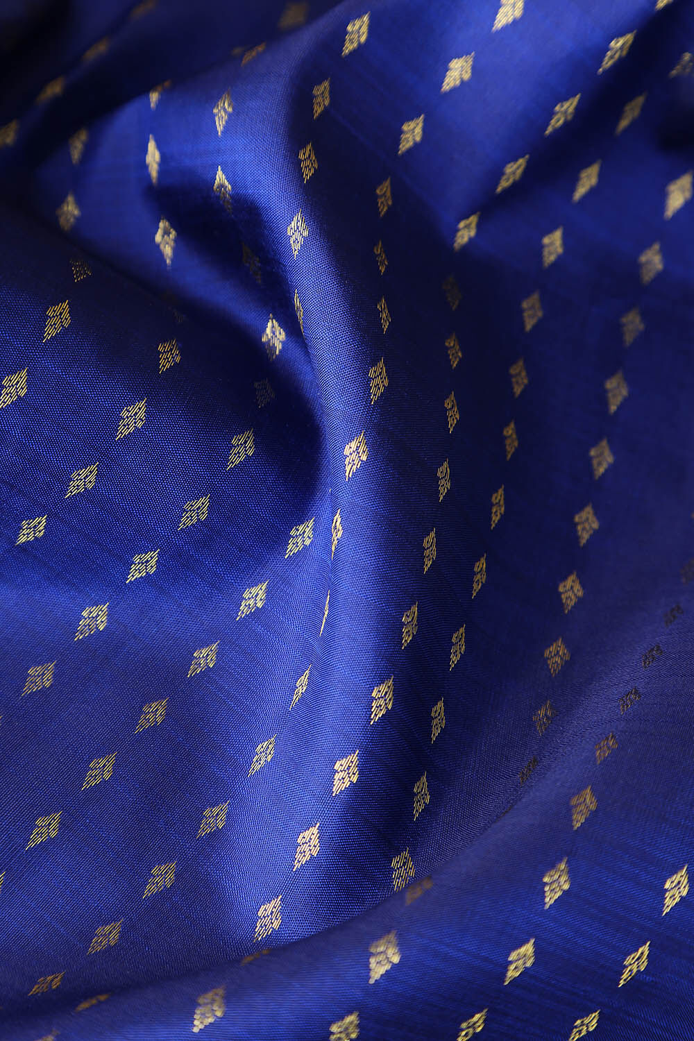 Dark Blue Pure Silk Kanjivaram Saree image number null