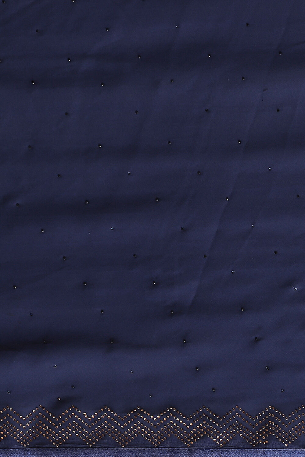Dark Pure Blue Embroidered Saree image number null