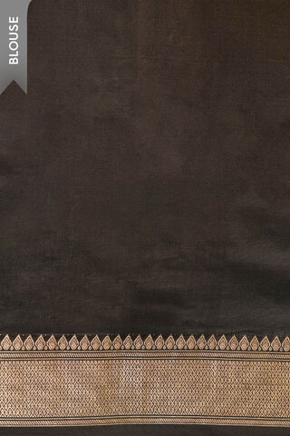 Black Silk Viscose Cutwork Banarasi Inspired Design Saree thumbnail image number null