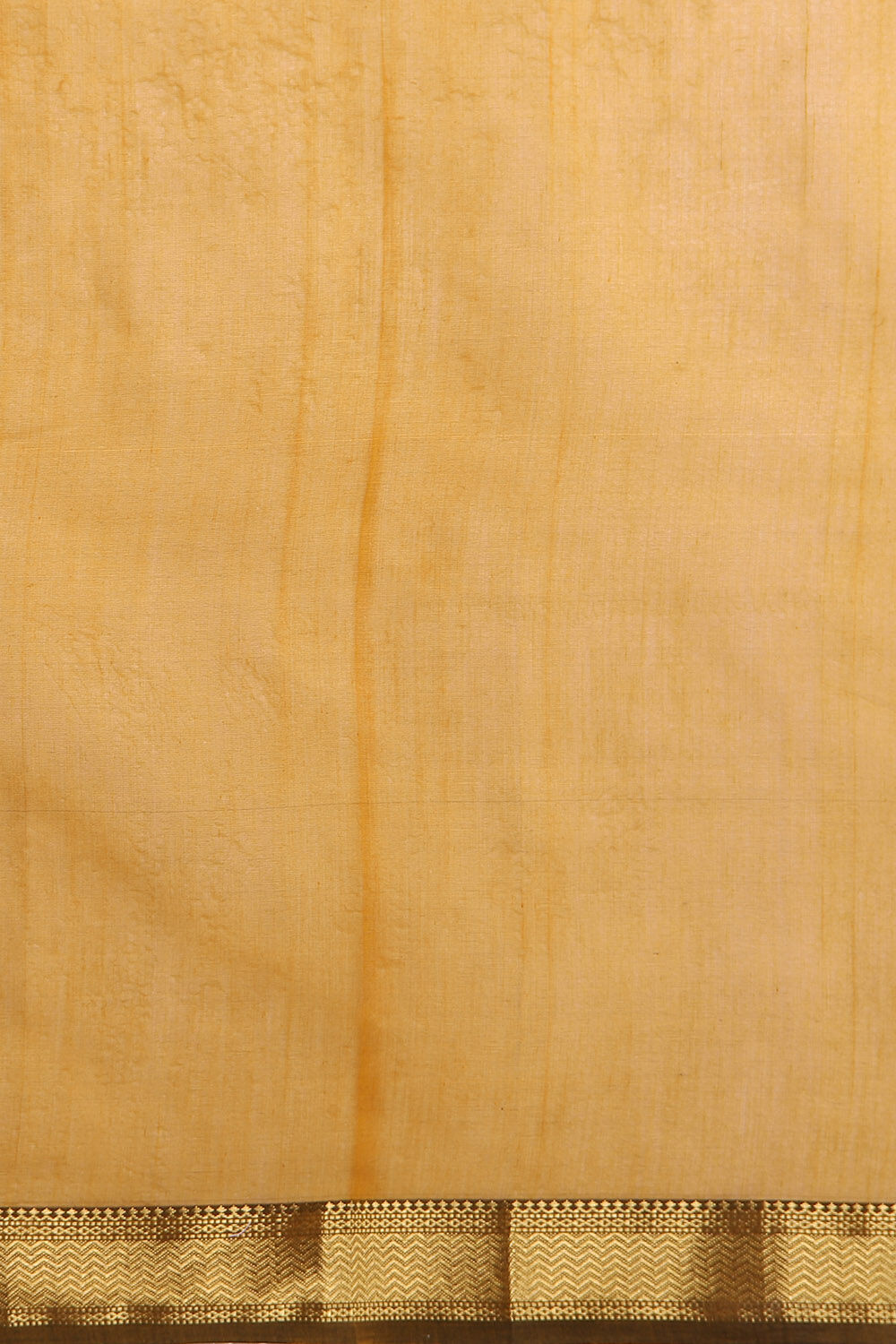Dark Yellow Pure Silk Cotton Maheswari Saree image number null