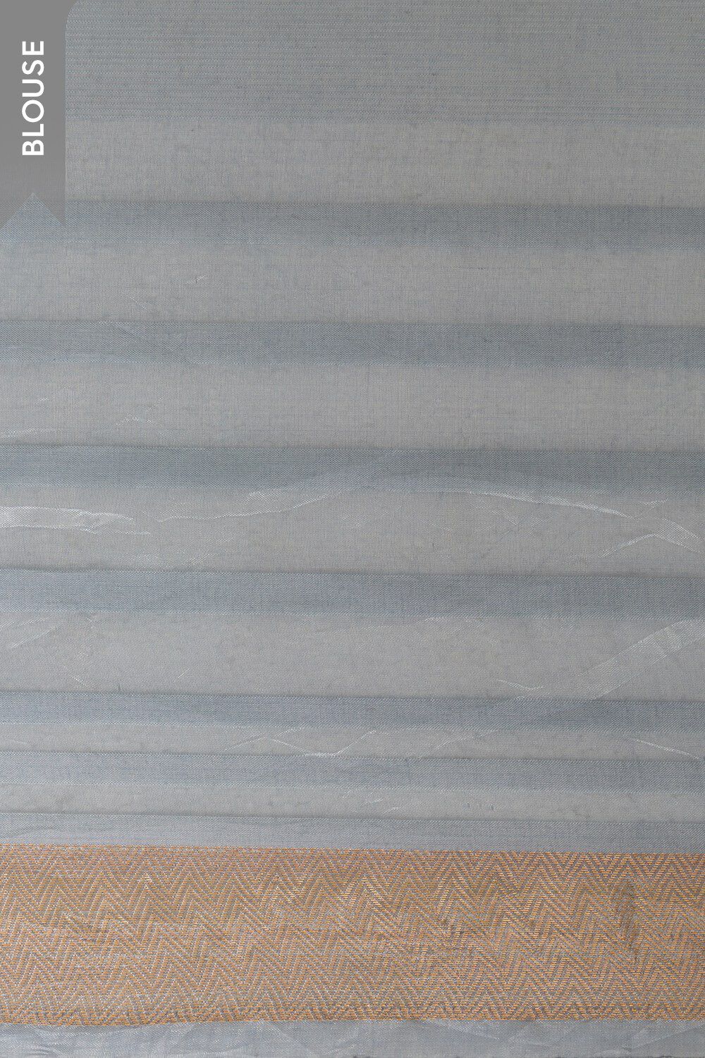 Grey Bhagalpur Woven Silk Tencel Saree image number null