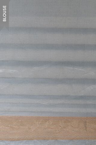 Grey Bhagalpur Woven Silk Tencel Saree thumbnail image number null