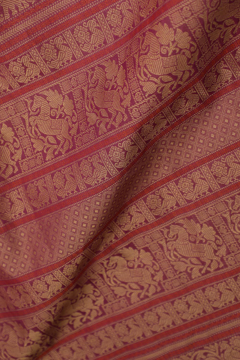Pink South Pure Cotton Woven Saree image number null