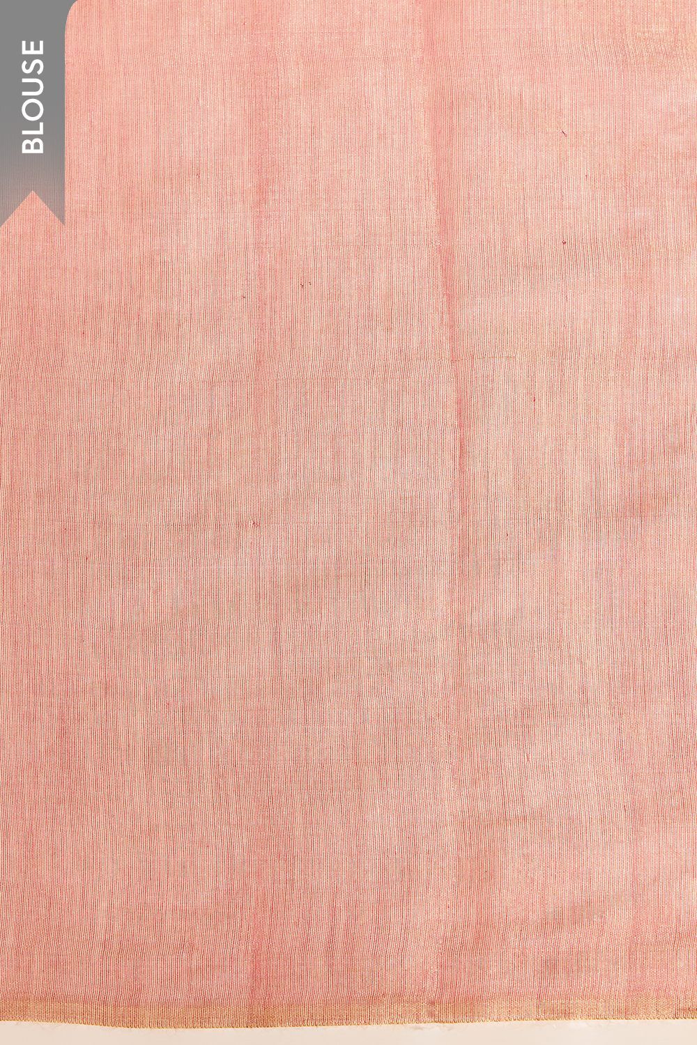 Light Red Pure Tissue Cotton Woven Saree image number null