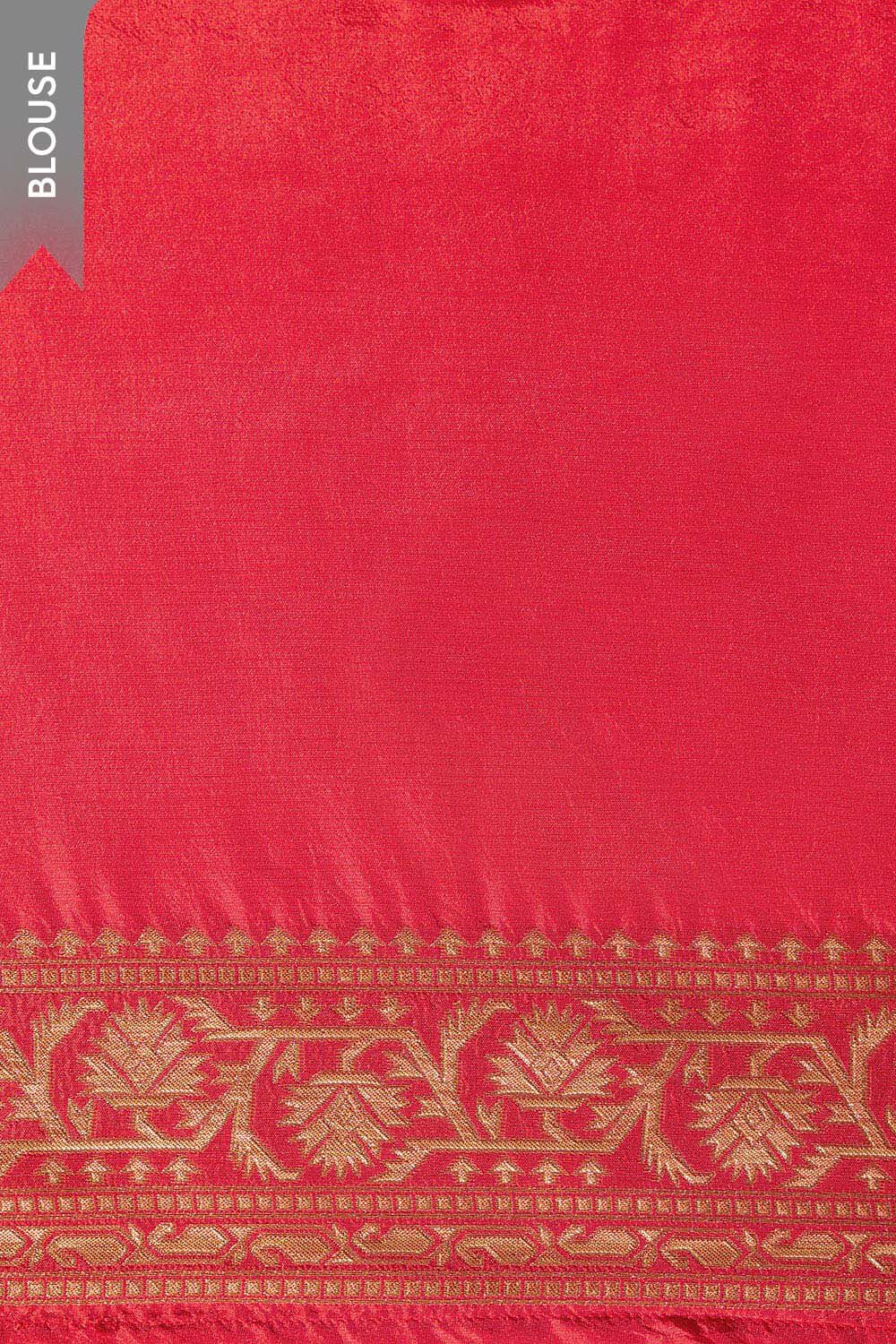 Red Pure Viscose Woven Saree image number null