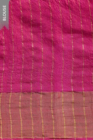 Pink Rajasthan Pure Tussar Silk Tie and Dye Shibori Saree thumbnail image number null