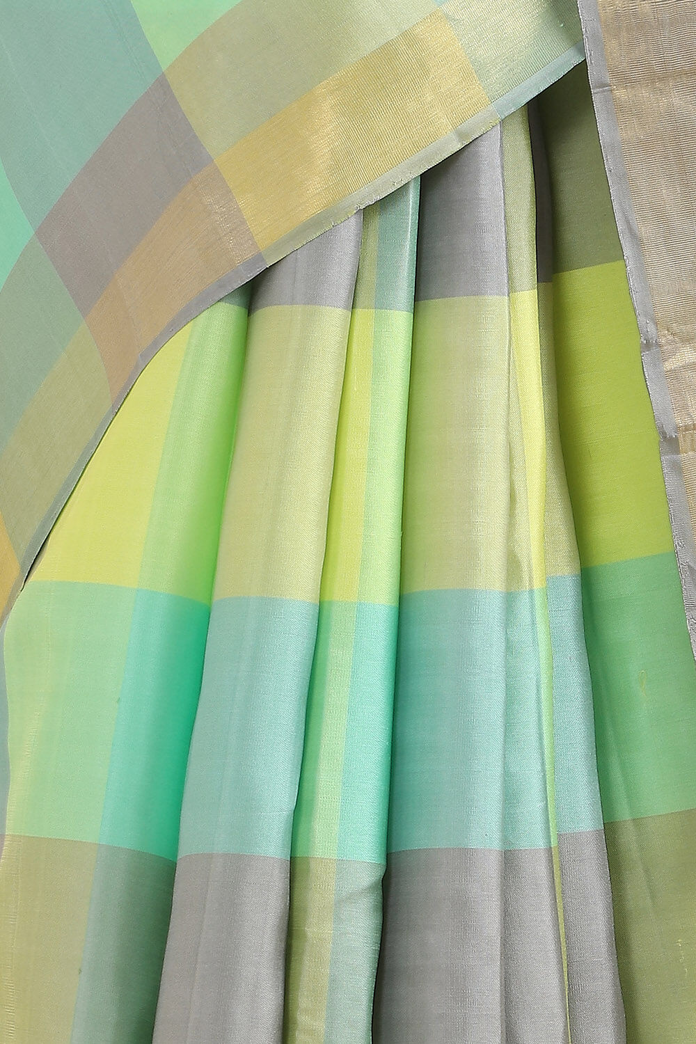 Light Green Pure Soft Silk Saree image number null