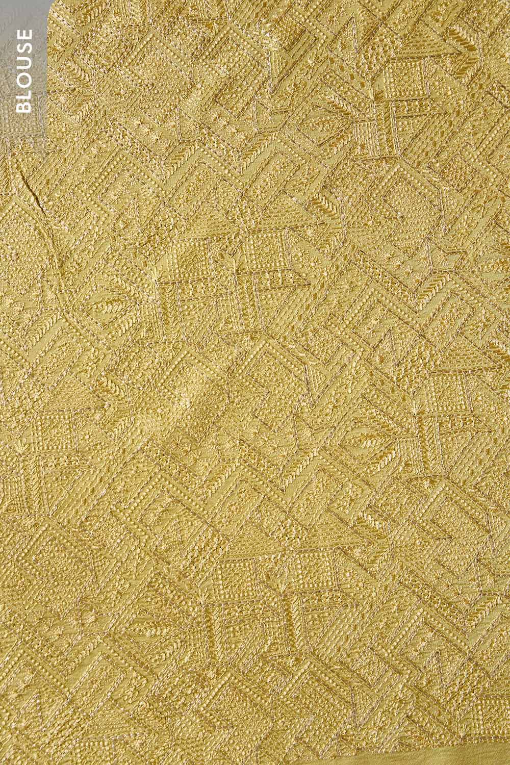 Green Woven Viscose Tissue Saree image number null