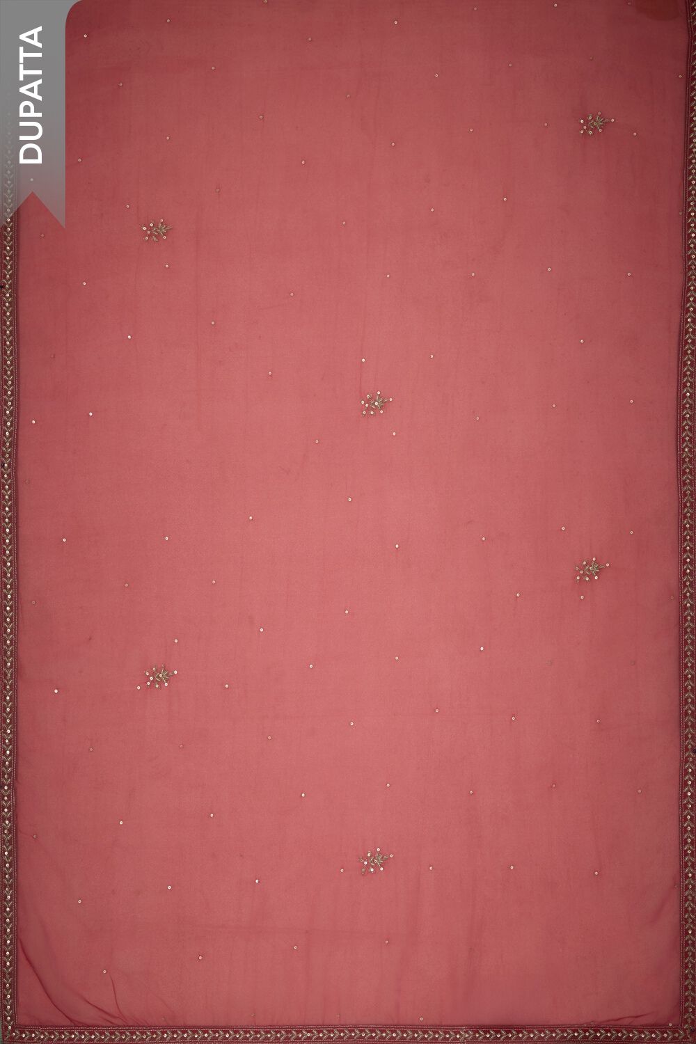 Pink Embroidered Pure Silk Cotton Unstitched Suit Set image number null